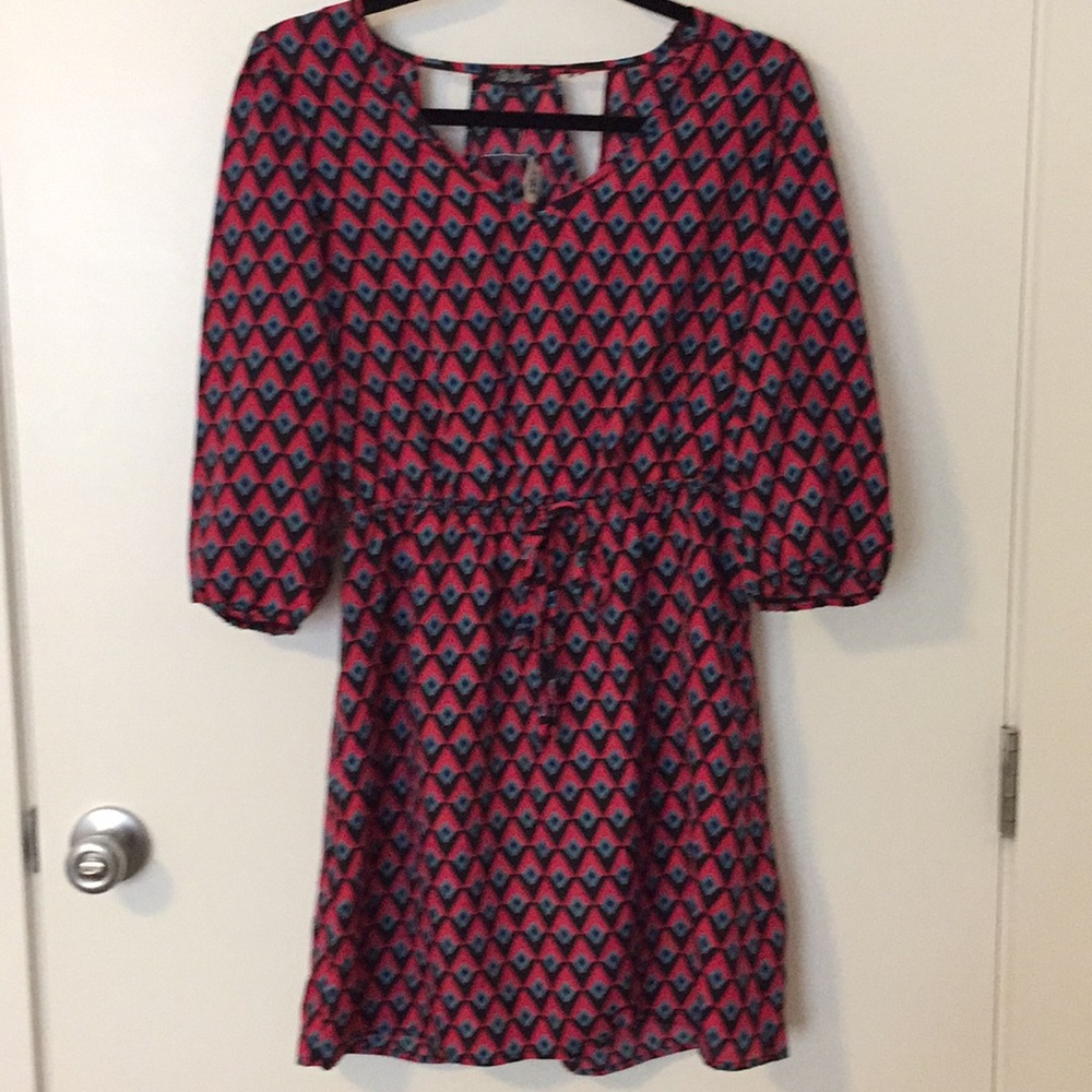 Cutout Raspberry dress